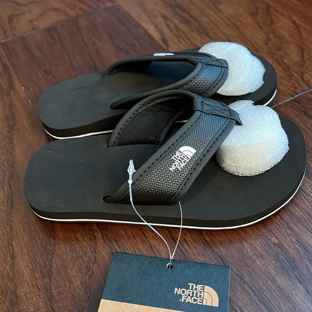 The North Face flip flops